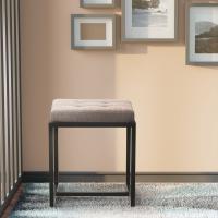Sitzhocker Barci B Stoff grau