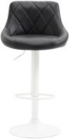 Barhocker Lazio Kunstleder weiß schwarz Barhocker Lazio Kunstleder weiß schwarz