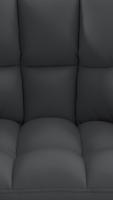 Lounger Damaso Kunstleder grau 