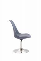 4er Set Esszimmerstühle Maverick C Kunststoff grau 