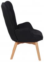 Lounger Durham Stoff schwarz Lounger Durham Stoff schwarz