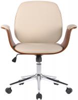 Bürostuhl Kemberg Kunstleder walnuss/creme Bürostuhl Kemberg Kunstleder walnuss/creme