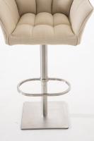 Barhocker Damaso E Stoff creme Barhocker Damaso E Stoff creme