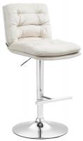 Barhocker Damar Samt chrom creme 