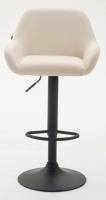 2er Set Barhocker Braga Kunstleder schwarz creme 2er Set Barhocker Braga Kunstleder schwarz creme