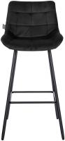Barhocker Weston Samt schwarz Barhocker Weston Samt schwarz