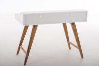 Schreibtisch Eaton 110 cm weiß 