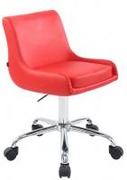 Arbeitshocker Club Kunstleder rot Arbeitshocker Club Kunstleder rot