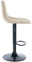 Barhocker Divo Kunstleder schwarz creme Barhocker Divo Kunstleder schwarz creme