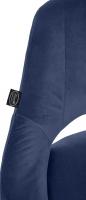 Barhocker Milet Samt schwarz blau Barhocker Milet Samt schwarz blau