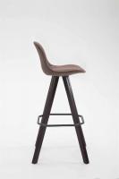 Barhocker Franklin Stoff Square Cappuccino (eiche) braun 