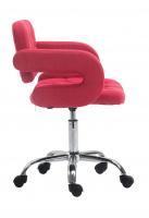 Arbeitshocker Dublin Stoff rot 