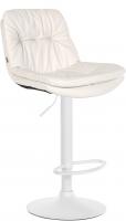 Barhocker Laurel Kunstleder weiß weiß Barhocker Laurel Kunstleder weiß weiß