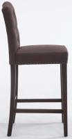 2er Set Barhocker Louise Stoff antik braun 2er Set Barhocker Louise Stoff antik braun