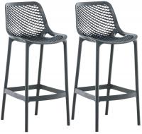 2er Set Barhocker Air dunkelgrau 2er Set Barhocker Air dunkelgrau