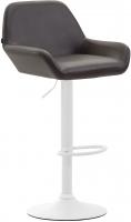 Barhocker Braga Kunstleder weiß braun Barhocker Braga Kunstleder weiß braun