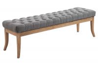 Sitzbank Ramses Stoff antik-hell 150 grau 