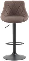 Barhocker Lazio Stoff schwarz taupe Barhocker Lazio Stoff schwarz taupe