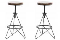 2er Set Barhocker Karla silber 2er Set Barhocker Karla silber