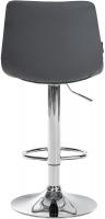 2er Set Barhocker Jerry Kunstleder chrom grau 2er Set Barhocker Jerry Kunstleder chrom grau