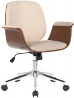 Bürostuhl Kemberg Kunstleder walnuss/creme Bürostuhl Kemberg Kunstleder walnuss/creme