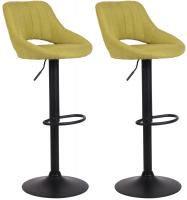 2er Set Barhocker Milet Stoff B grün 2er Set Barhocker Milet Stoff B grün