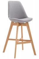 Barhocker Cannes Stoff Natura grau Barhocker Cannes Stoff Natura grau