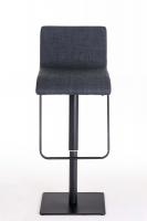 Barhocker Limon B Stoff dunkelgrau 