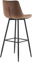 2er Set Barhocker Dartford Samt braun 2er Set Barhocker Dartford Samt braun