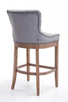 Barhocker Lakewood Stoff, Antik-hell hellgrau 