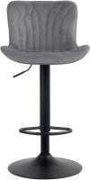 Barhocker Linus Samt dunkelgrau Barhocker Linus Samt dunkelgrau