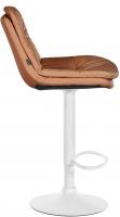 Barhocker Laurel Kunstleder weiß hellbraun Barhocker Laurel Kunstleder weiß hellbraun