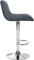 2er Set Barhocker Vonore Kunstleder chrom grau 2er Set Barhocker Vonore Kunstleder chrom grau