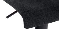 2er Set Barhocker Branford Stoff schwarz 2er Set Barhocker Branford Stoff schwarz
