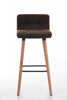 2er Set Barhocker Lincoln Stoff natura braun 2er Set Barhocker Lincoln Stoff natura braun