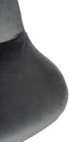 2er Set Barhocker Solon Schwarz Samt dunkelgrau 2er Set Barhocker Solon Schwarz Samt dunkelgrau