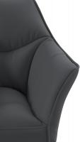 Lounger Damaso Kunstleder grau 