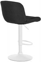 Barhocker Solon Weiß Stoff schwarz Barhocker Solon Weiß Stoff schwarz