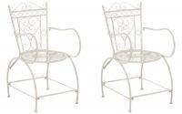 2er Set Stühle Sheela antik-creme