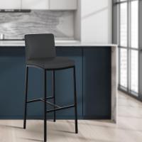 Barhocker Freeport Kunstleder B dunkelgrau 