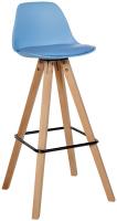 Barhocker Corbin Kunstleder Square natura blau Barhocker Corbin Kunstleder Square natura blau