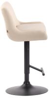 Barhocker Club Kunstleder schwarz creme Barhocker Club Kunstleder schwarz creme