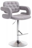 Barhocker Dublin STOFF grau 