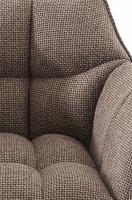 2er Set Barhocker Damaso Stoff edelstahl terrabraun 2er Set Barhocker Damaso Stoff edelstahl terrabraun