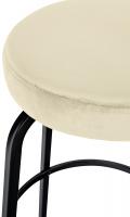 Barhocker Kamari Samt creme Barhocker Kamari Samt creme
