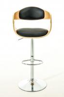 Barhocker Kingston natura/schwarz 
