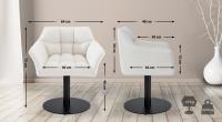 Lounger Damaso Stoff weiß Lounger Damaso Stoff weiß