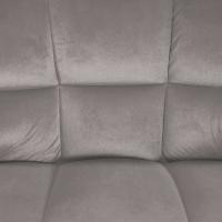 2er Set Barhocker Damaso B Samt grau 