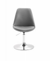 4er Set Esszimmerstühle Maverick C Kunstleder grau 
