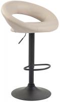 2er Set Barhocker Olinda Kunstleder schwarz creme 2er Set Barhocker Olinda Kunstleder schwarz creme
